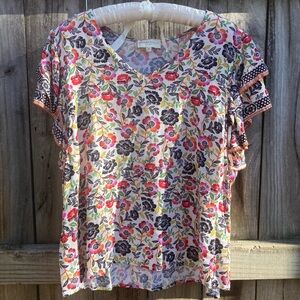 Cynthia Rowley floral blouse